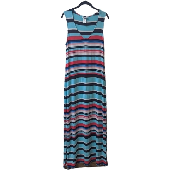Tommy Bahama Dresses & Skirts - TOMMY Bahama Women's Sporting Stripe Summer Super Maxi Multi-Colour Dress (M)